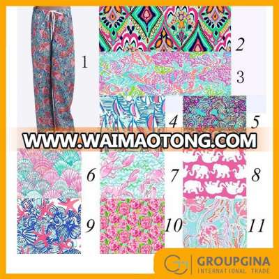 Monogram Spring Printed Lilly Pajamas Pants